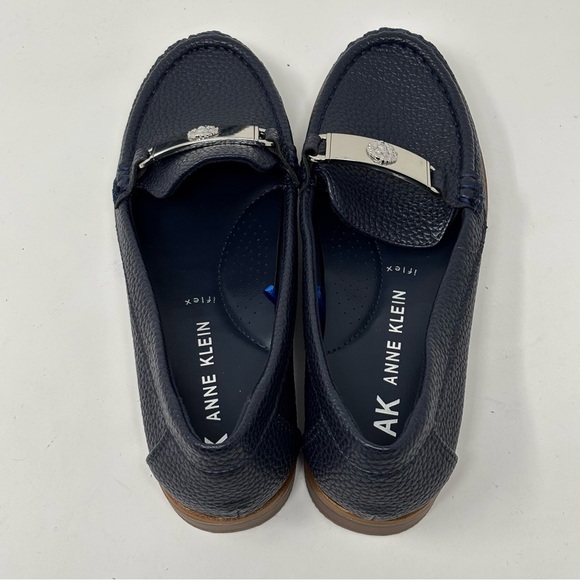 Anne Klein Flex Navy Blue Penny Loafers Size 5.5 NWOT - Picture 4 of 10
